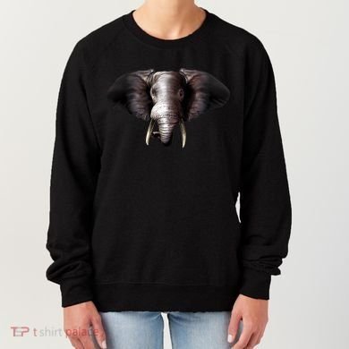 Elephant Tusks Wildlife Women's Sweatshirt
