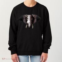 Elephant Tusks Wildlife Women's Sweatshirt thumb 0