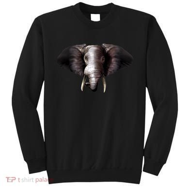 Elephant Tusks Wildlife Sweatshirt