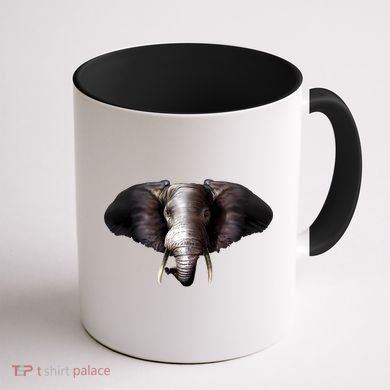 Elephant Tusks Wildlife Coffee Mug back
