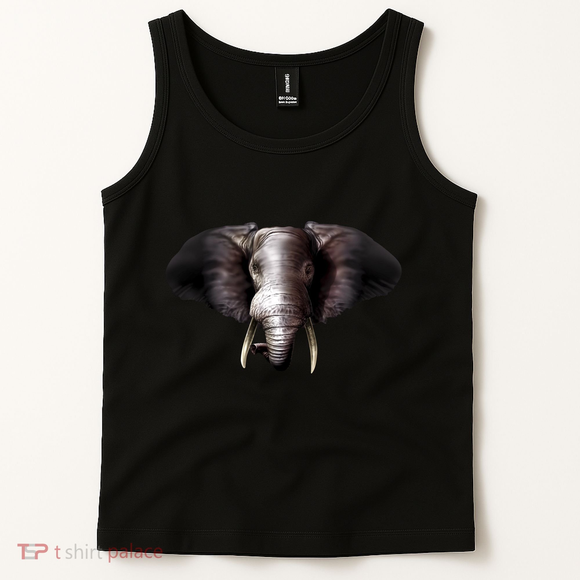 Elephant Tusks Wildlife Tank Top
