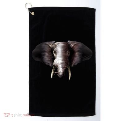 Elephant Tusks Wildlife Golf Towel