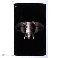 Elephant Tusks Wildlife Golf Towel thumb 0