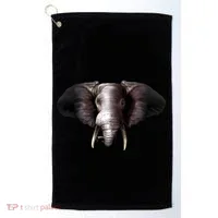 Elephant Tusks Wildlife Golf Towel thumb 0