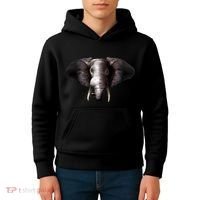 Elephant Tusks Wildlife Kids Hoodie thumb 4