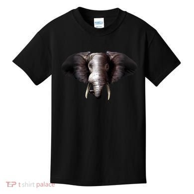 Elephant Tusks Wildlife Kids T-Shirt