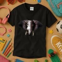 Elephant Tusks Wildlife Kids T-Shirt thumb 3