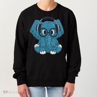Elephant With Glasses  Women's Sweatshirt thumb 0