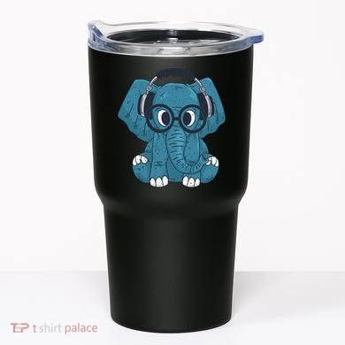 Elephant With Glasses  Tumbler