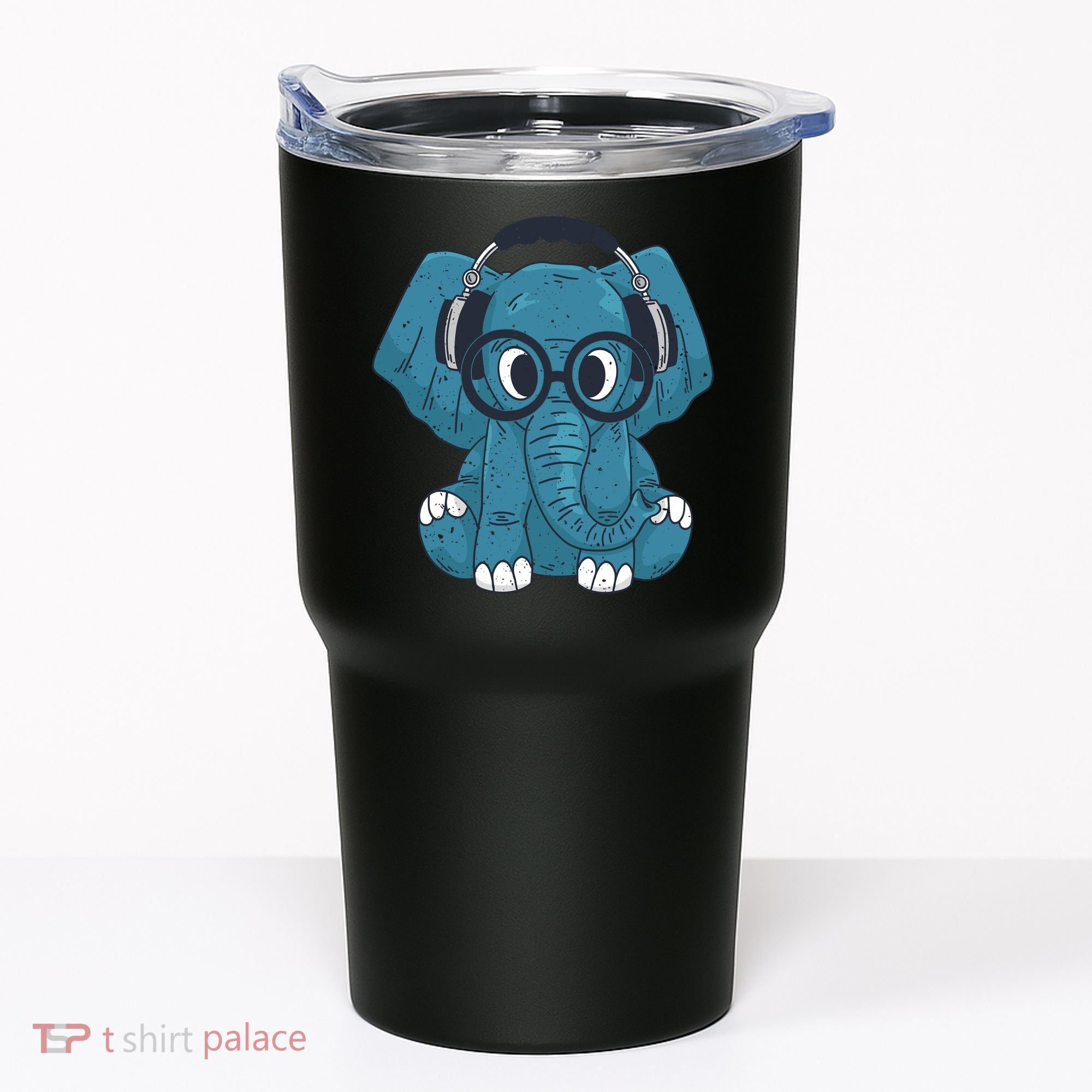 Elephant With Glasses  Tumbler