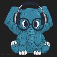Elephant With Glasses  Tumbler thumb 3