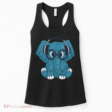 Elephant With Glasses  Women's Tank Top
