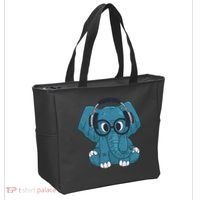 Elephant With Glasses  Tote Bag thumb 2