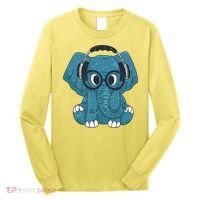 Elephant With Glasses  Long Sleeve Shirt thumb 0