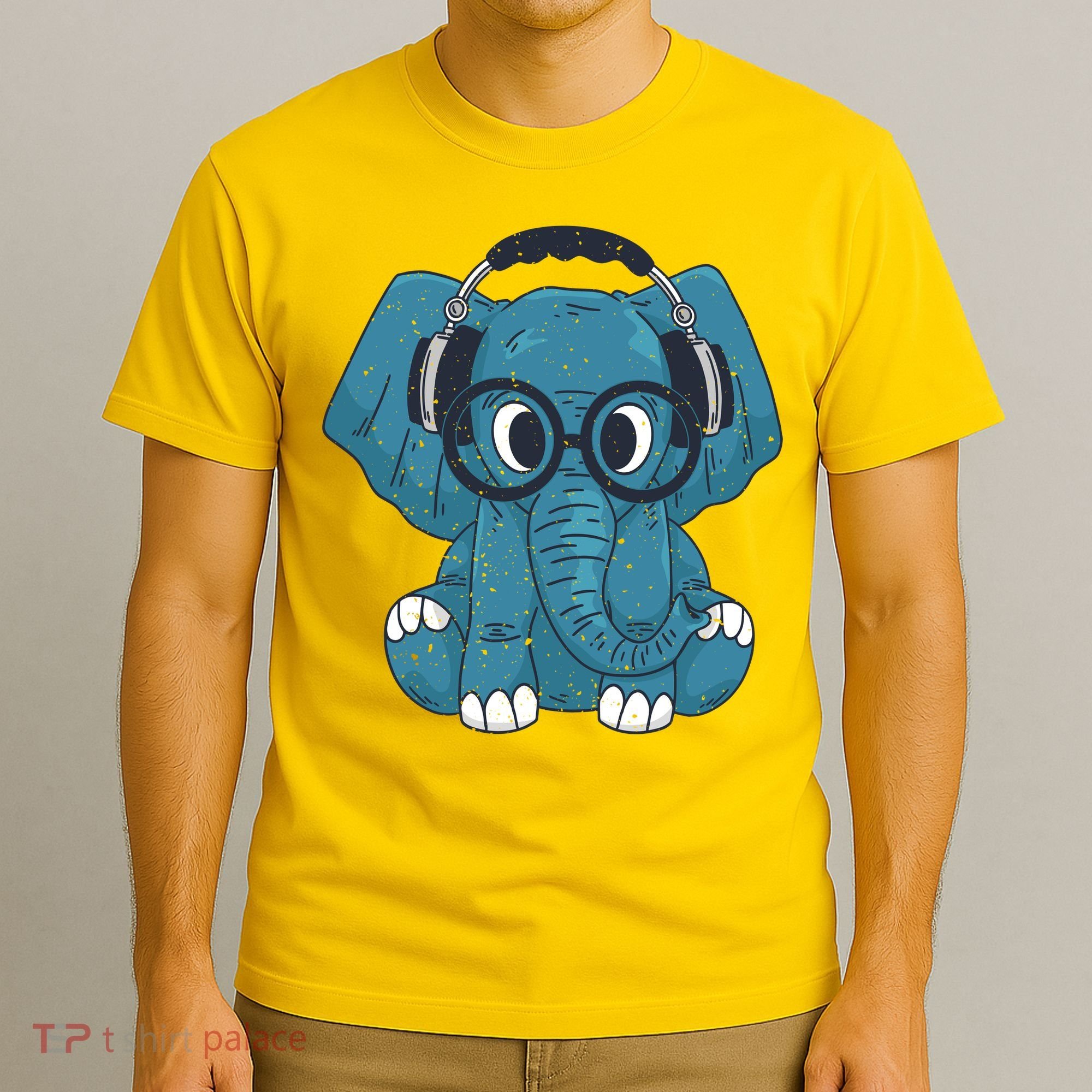 Elephant With Glasses  T-Shirt