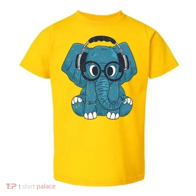 Elephant With Glasses  Toddler T-Shirt