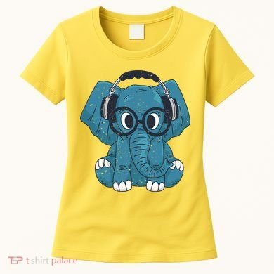 Elephant With Glasses  Women's T-Shirt