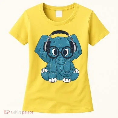 Elephant With Glasses  Women's T-Shirt