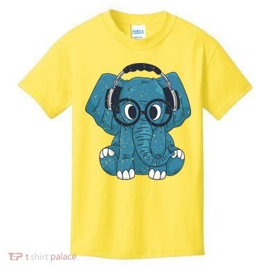 Elephant With Glasses  Kids T-Shirt