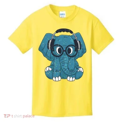 Elephant With Glasses Kids T-Shirt