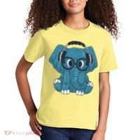 Elephant With Glasses  Kids T-Shirt thumb 2