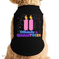 Eleven Officially A Quarantween Birthday Doggie Tank thumb 0