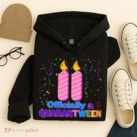 Eleven Officially A Quarantween Birthday Hoodie thumb 4