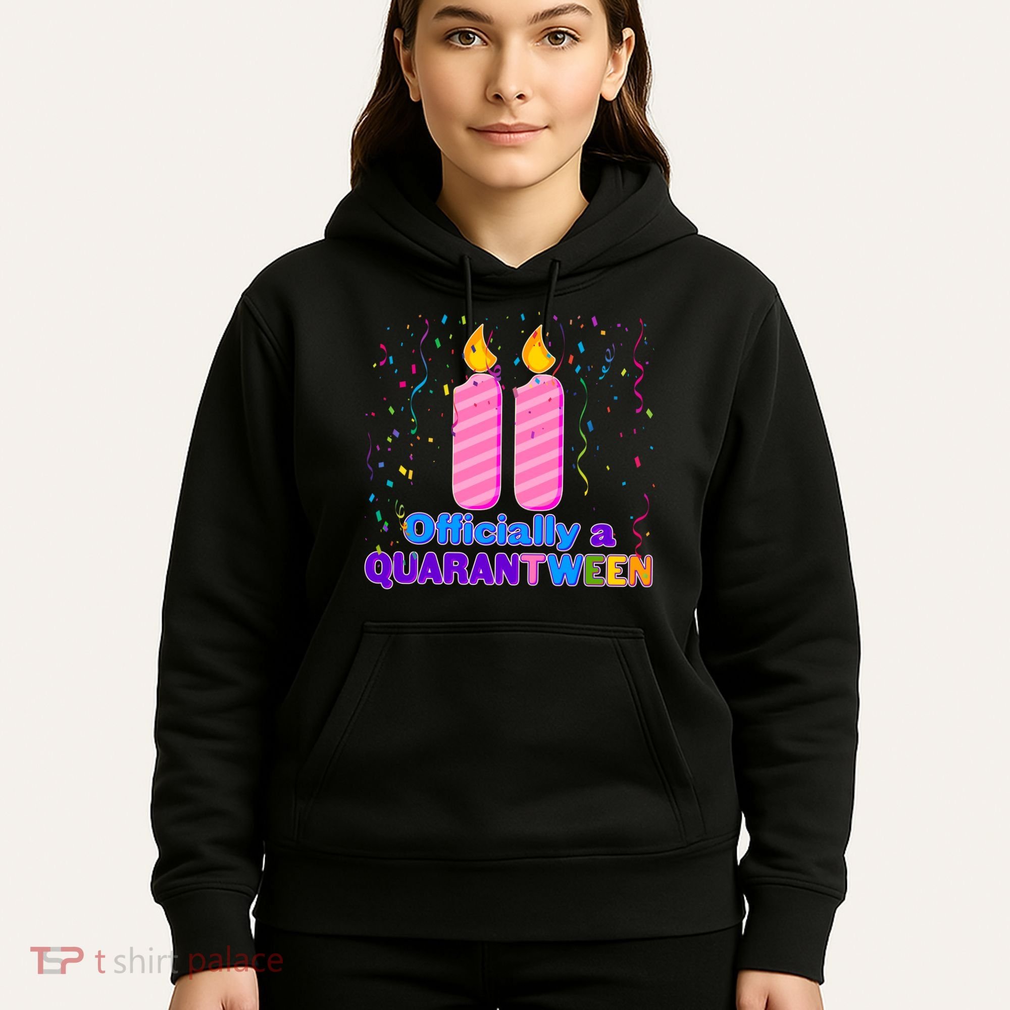 Eleven Officially A Quarantween Birthday Hoodie