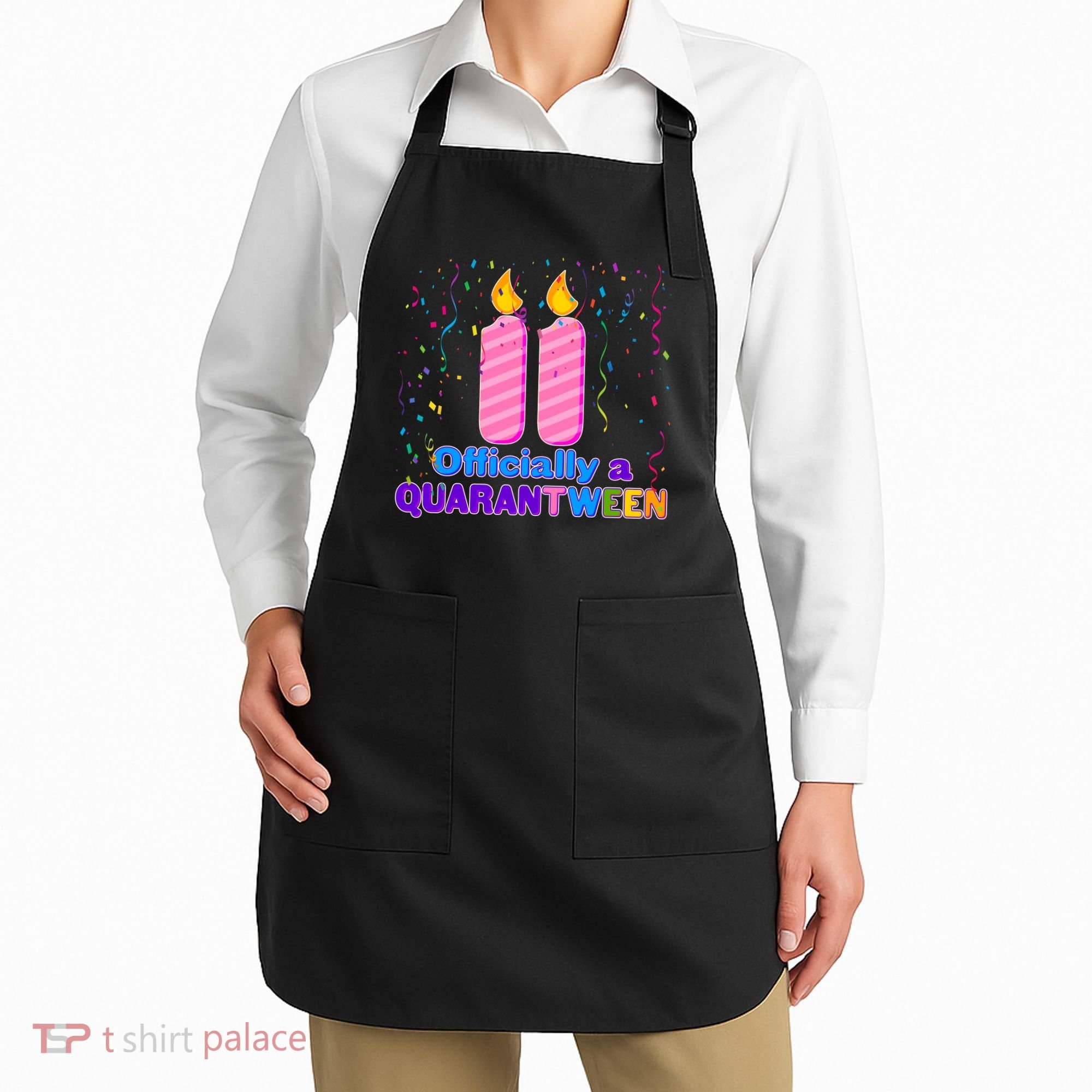 Eleven Officially A Quarantween Birthday Apron