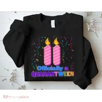 Eleven Officially A Quarantween Birthday Sweatshirt thumb 2