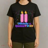 Eleven Officially A Quarantween Birthday T-Shirt thumb 4