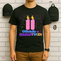 Eleven Officially A Quarantween Birthday T-Shirt thumb 6