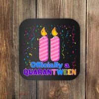 Eleven Officially A Quarantween Birthday Coaster thumb 0
