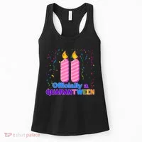 Eleven Officially A Quarantween Birthday Women's Tank Top thumb 0