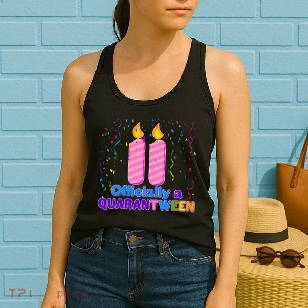 Eleven Officially A Quarantween Birthday Women's Tank Top