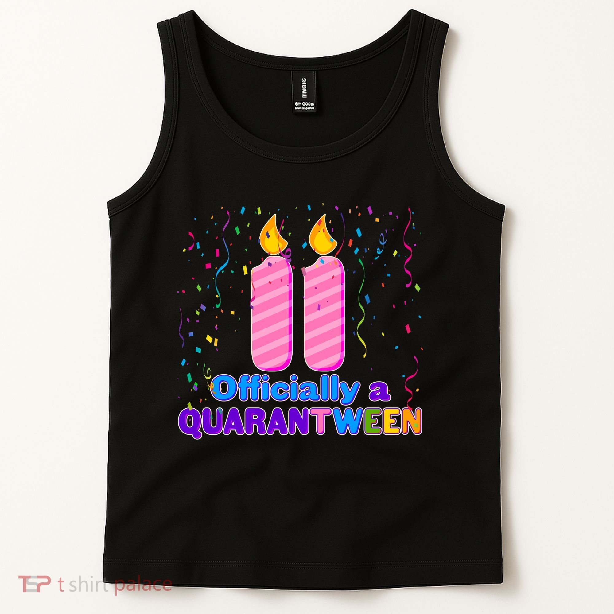 Eleven Officially A Quarantween Birthday Tank Top