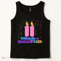 Eleven Officially A Quarantween Birthday Tank Top thumb 2