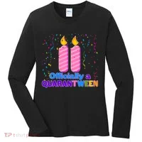 Eleven Officially A Quarantween Birthday Women's Long Sleeve Shirt thumb 0