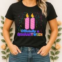 Eleven Officially A Quarantween Birthday Women's T-Shirt thumb 2