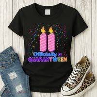 Eleven Officially A Quarantween Birthday Women's T-Shirt thumb 3