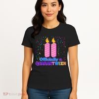 Eleven Officially A Quarantween Birthday Women's T-Shirt thumb 4