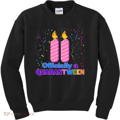Eleven Officially A Quarantween Birthday Kids Sweatshirt