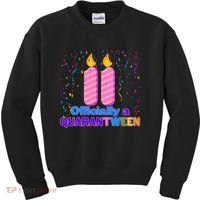 Eleven Officially A Quarantween Birthday Kids Sweatshirt thumb 0