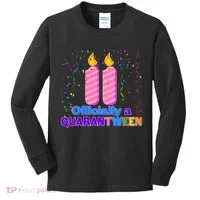 Eleven Officially A Quarantween Birthday Kids Long Sleeve Shirt thumb 0
