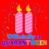 Eleven Officially A Quarantween Birthday Santa Hat thumb 1