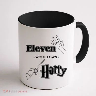 Eleven Would Own Harry Coffee Mug back