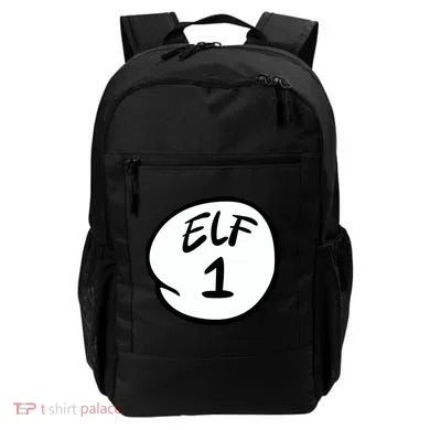 Elf 1 2 3 4 5 Custom Number Personalize Backpack