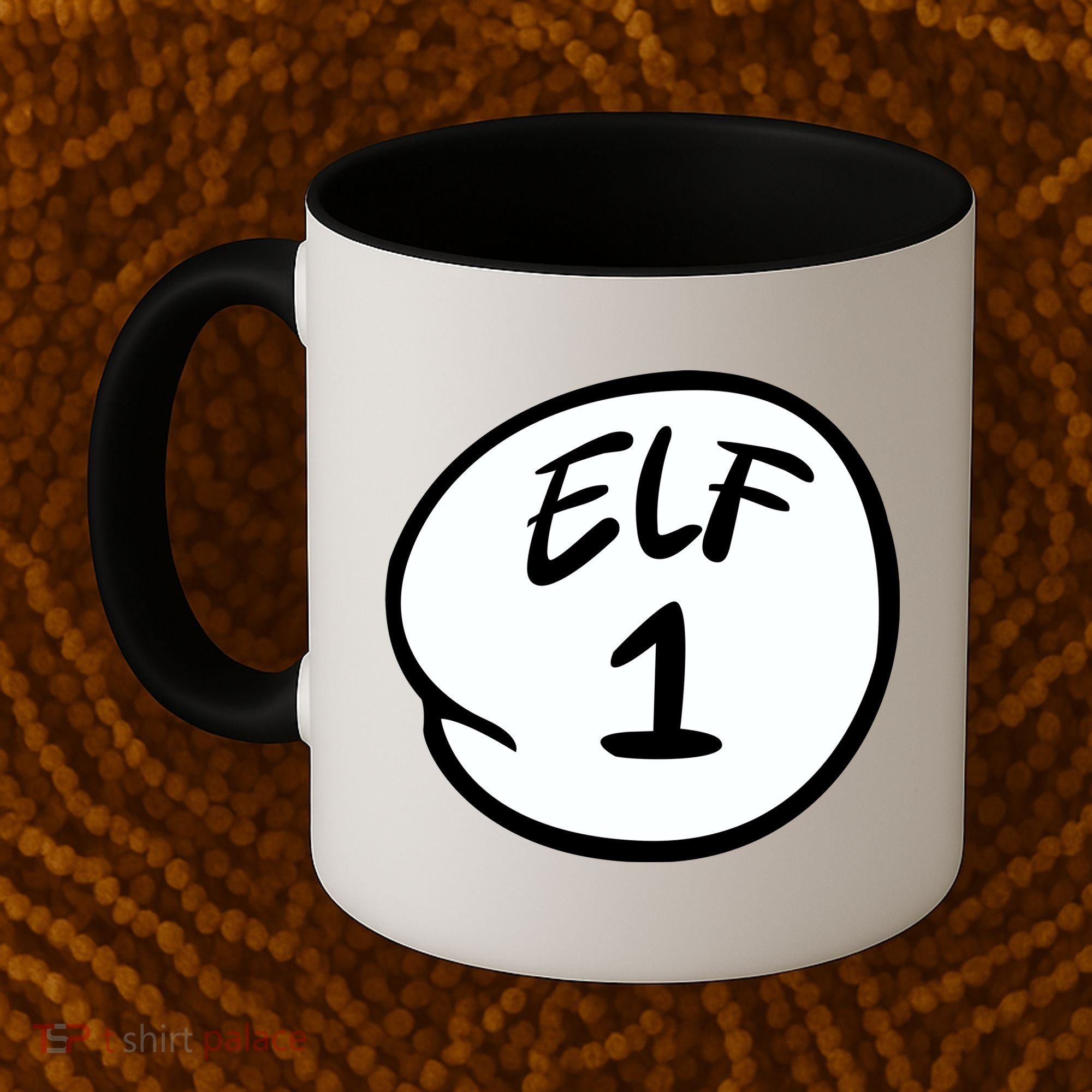 Elf 1 2 3 4 5 Custom Number Personalize Coffee Mug