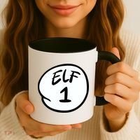 Elf 1 2 3 4 5 Custom Number Personalize Coffee Mug thumb 3