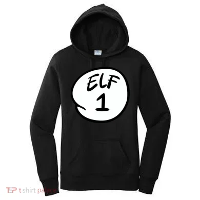 Elf 1 2 3 4 5 Custom Number Personalize Women's Hoodie